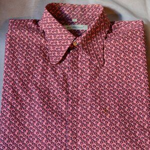 Ben Sherman‎ - Men's Floral - 100% Cotton - Long Sleeve - Button Down Shirt XL.